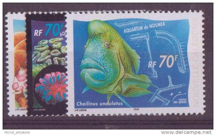 NOUVELLE-CALEDONIE N°815/17** NEUF SANS CHARNIERE  AQUARIUM - Neufs