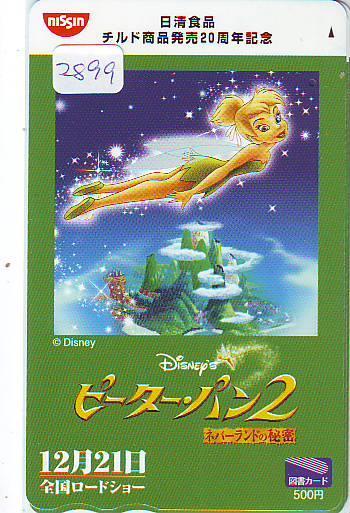 Télécarte DISNEY Japon (2899)  Phonecard Japan * Telefonkarte Japan  *  TINCKERBELL - Disney