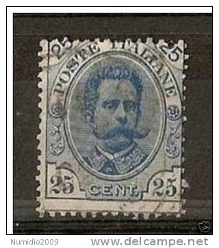 1891-96 REGNO USATO Umberto I 25 CENT - RR1390-4 - Used