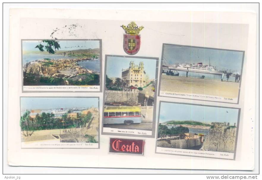 SPAIN / CEUTA 1961 EL TRANSBORDADOR ´´VIRGEN DE AFRICA´´ (SHIP) - Ceuta