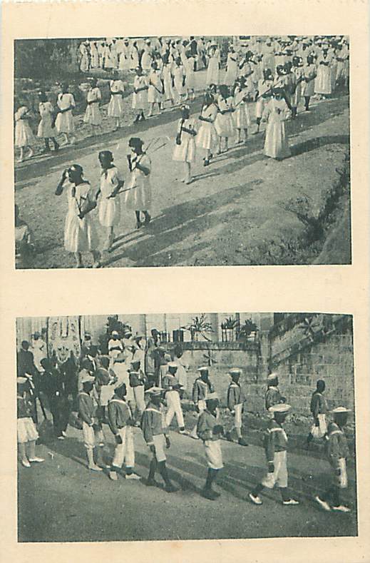 A La Procession De Westend (Antilles), Le Club St. Agnès Et Le Club St. Gérard - Autres & Non Classés