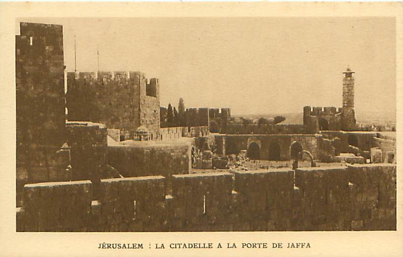 JERUSALEM - La Citadelle à La Porte De Jaffa (A. Moutet) - Israel