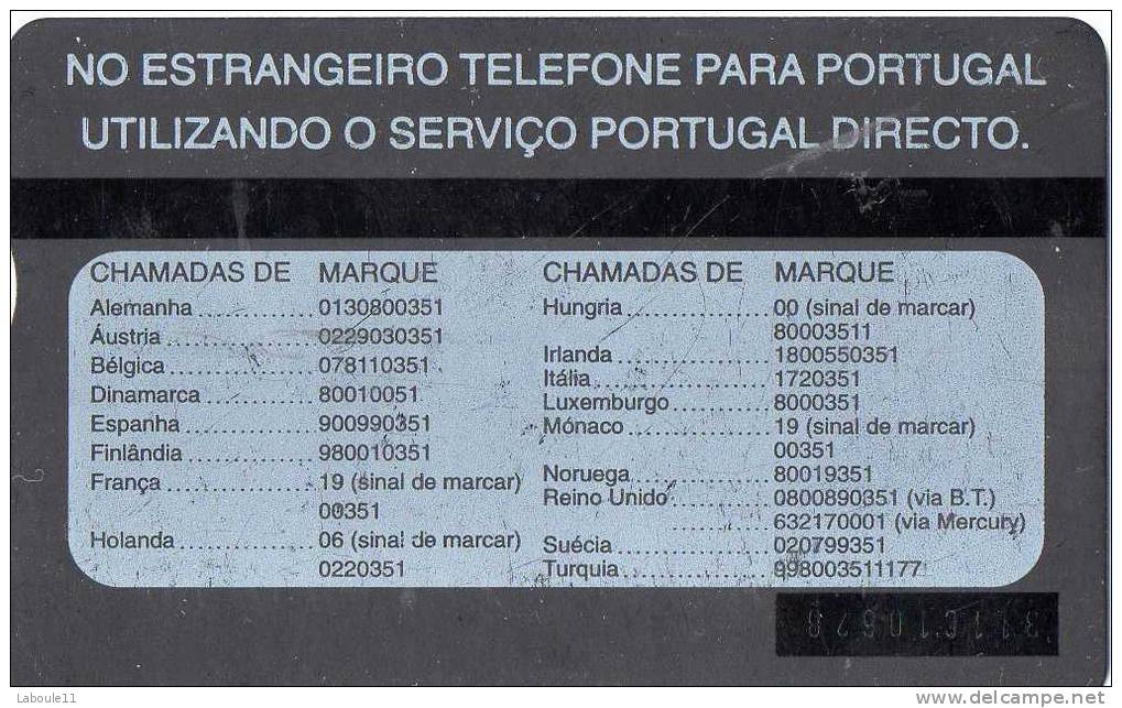 TELECARTE PORTUGAL N°00020 - Portugal