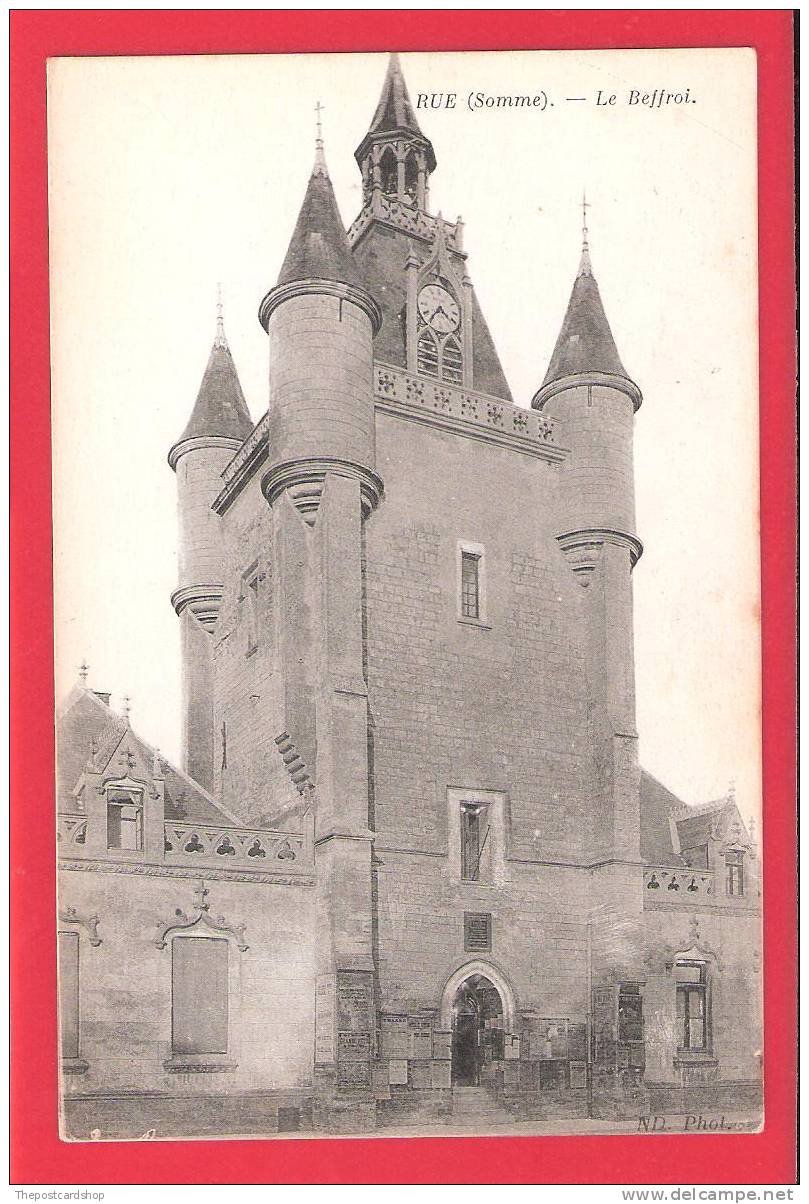 CPA  - 80 SOMME LE BEFFROI RUE FRANCE - Rue