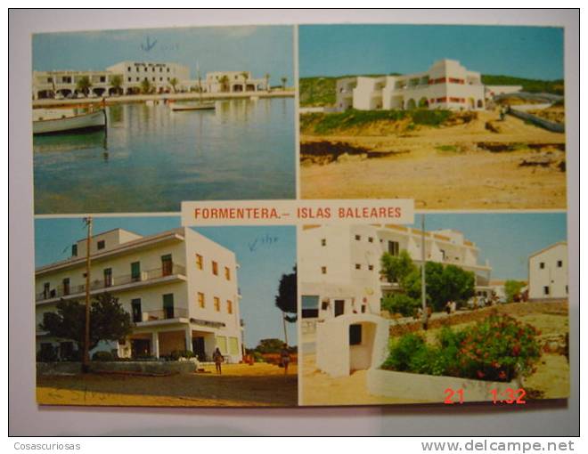 2504 HOSTAL HOSTALES FORMENTERA  BALEARES ISLANDS   POSTAL AÑOS 1960 MIRA OTRAS SIMILARES EN MI TIENDA - Formentera