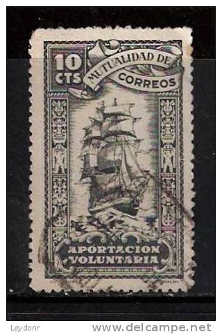 Spain - Espana - Aportacion Voluntaria - Sail Ship - Mutualidad De Correos - Liefdadigheid