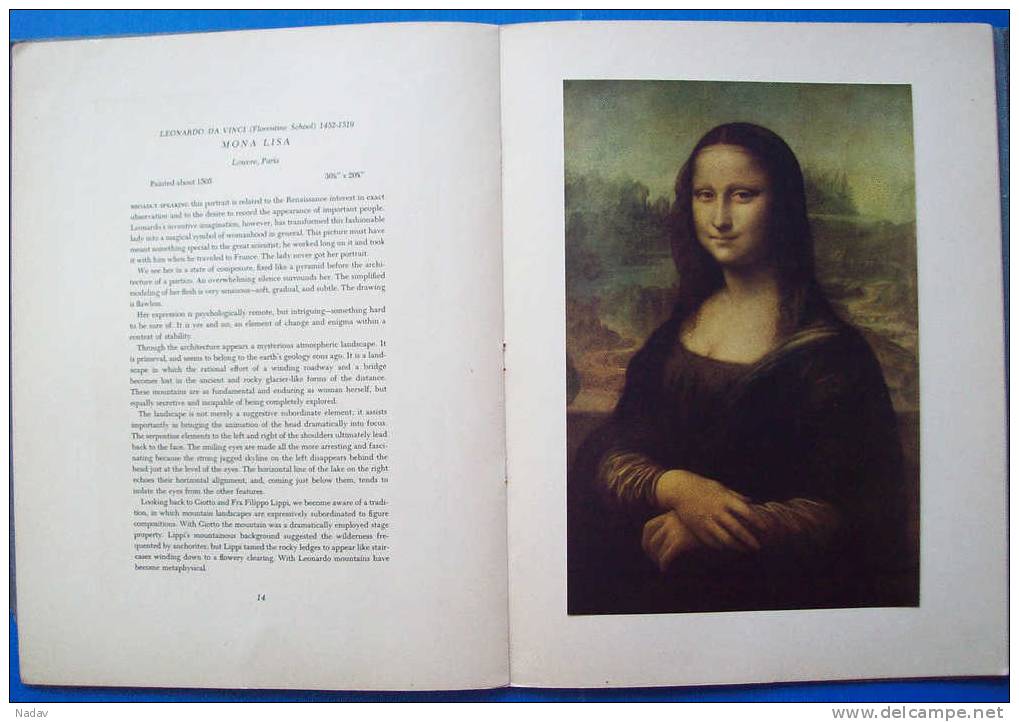 1953, Italian Painting, Abrams Art Book Portfolio -14 Prints, 32,5x25cm. Full Set. - Prints & Engravings