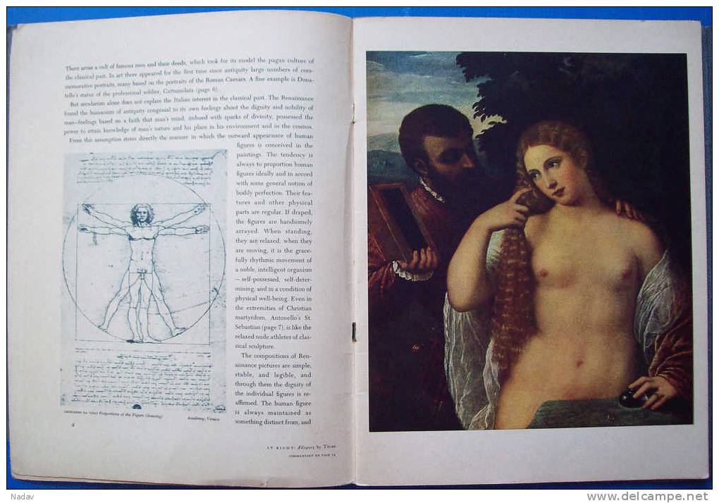 1953, Italian painting, Abrams Art Book Portfolio -14 prints, 32,5x25cm. Full set.