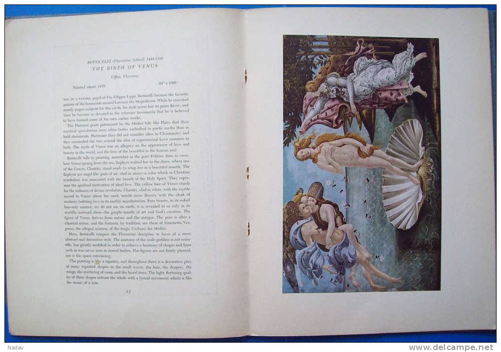 1953, Italian painting, Abrams Art Book Portfolio -14 prints, 32,5x25cm. Full set.