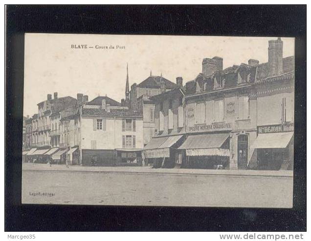 Blaye Cours Dport édit.legoff Magasins - Blaye