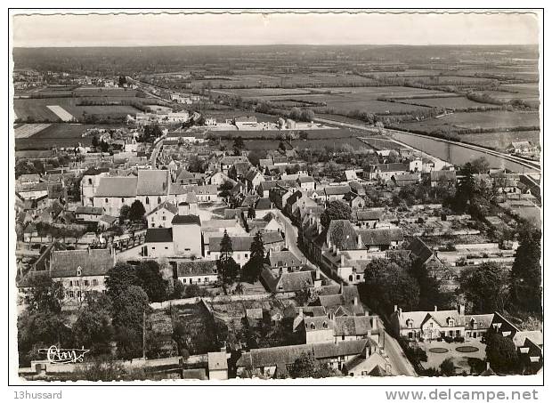 Carte Postale GF Léré - Vue Panoramique Aérienne - Lere