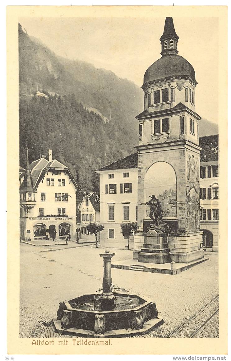 ALTDORFF MIT TELLDENKMAL - Altdorf