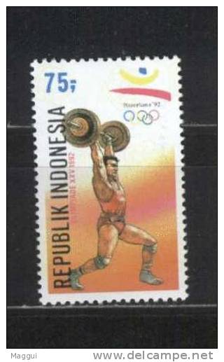 INDONESIE  N° 1299  **   Jo 1992  Halterophilie - Weightlifting