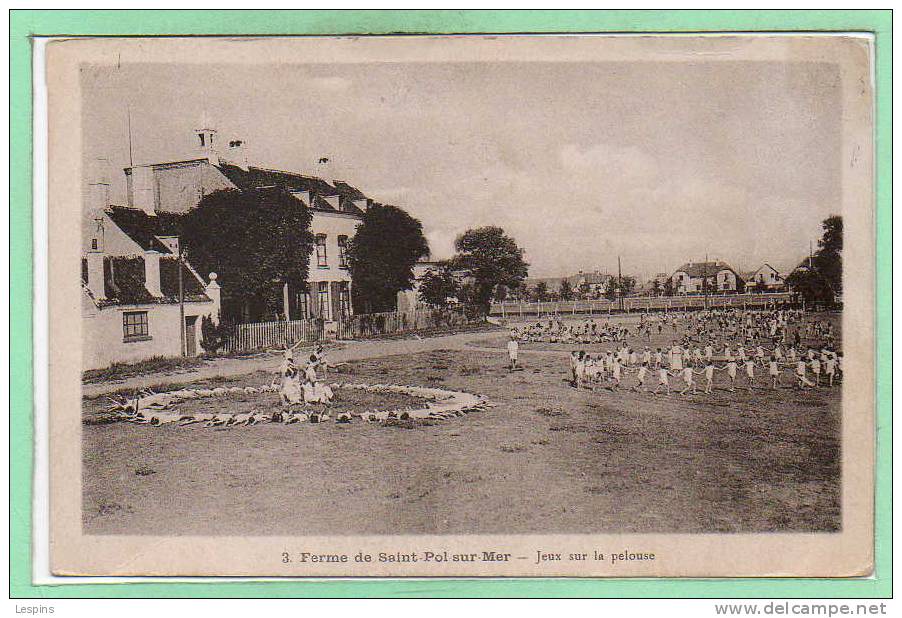 59 - SAINT POL Sur MER -- Ferme De .....- Jeux Sur La Pelouyse - Saint Pol Sur Mer