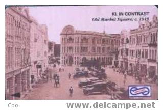 # MALAYSIA UP112 KL In Contrasts - Old Market Square C 1915 10 Gpt   Tres Bon Etat - Malaysia