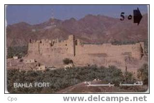 # OMAN 20 Omani Fort I - Bahla Fort 5 Gpt 01.92  Tres Bon Etat - Oman