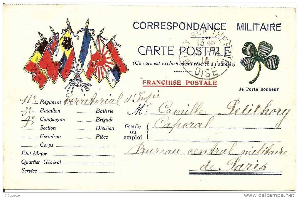 CORRESPONDANCE MILITAIRE DU 16 DECEMBRE 1914 - War 1914-18