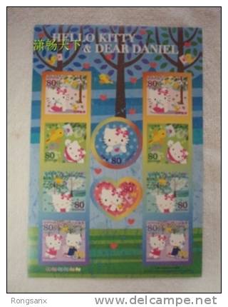 2009 JAPAN HELLO KITTY & DEAR DANIEL SHEETLET - Blocks & Sheetlets