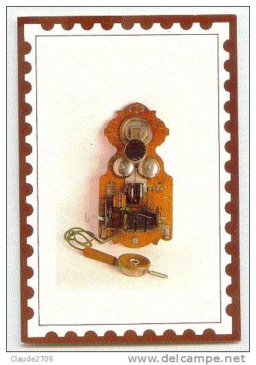 Carte Postale Russie 1989 Les 100 Ans Du Téléphone - Ricevimenti