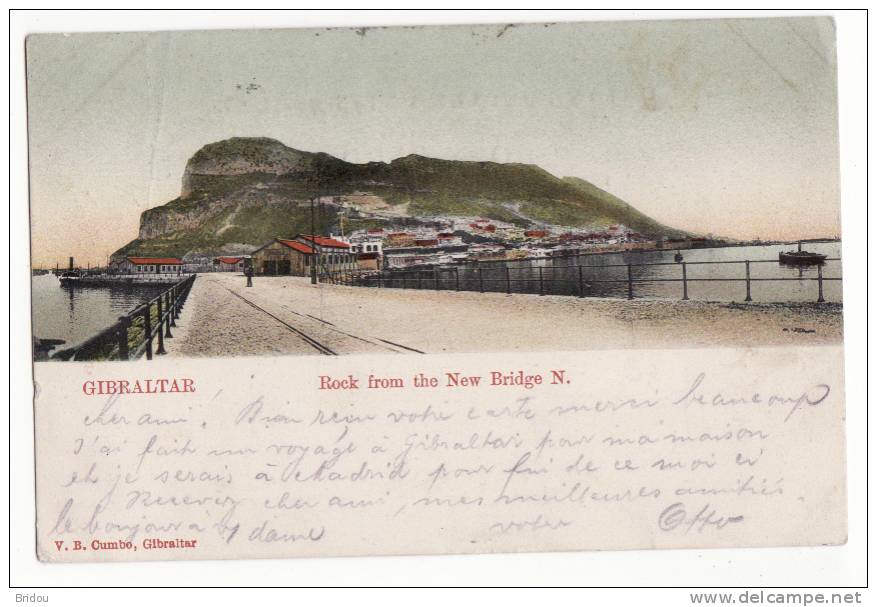 GIBRALTAR   Rock From The New Bridge - Gibraltar