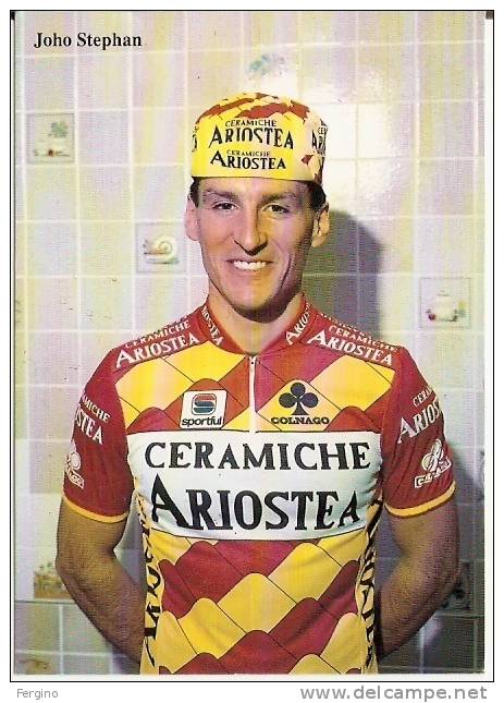 146/FG/10 - SPORT - CICLISMO: JOHO STEPHAN (ARIOSTEA 1992) - Cycling