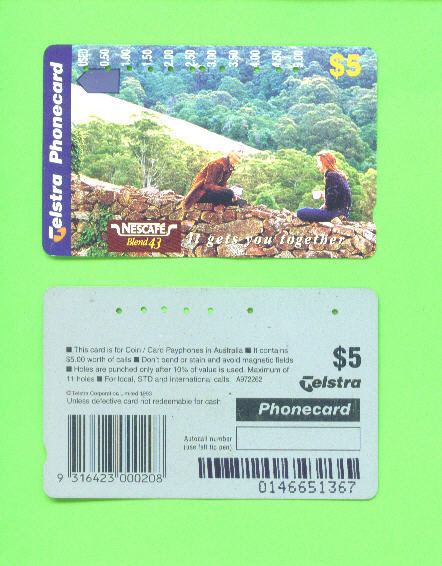 AUSTRALIA - Magnetic Phonecard As Scan - Australia