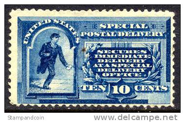 US E1 Mint Hinged 10c Special Delivery From 1885 - Express & Recommandés