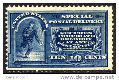 US E5 Mint Hinged 10c Special Delivery From 1895 - Express & Recomendados