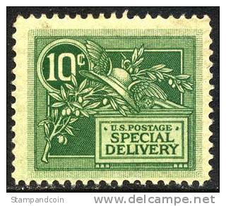 US E7 Mint Hinged 10c Special Delivery From 1908 - Espressi & Raccomandate