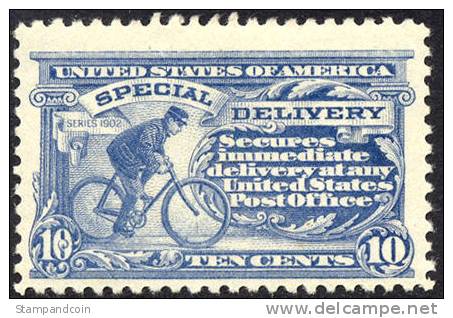 US E11 Mint Hinged 10c Special Delivery From 1917 - Espressi & Raccomandate