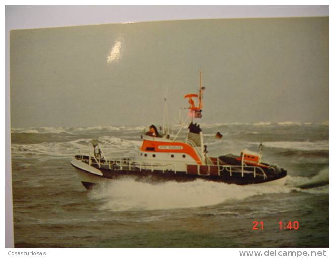 2569 OTTO SCHÜLKE   DEUTSCHLAND SHIP BARCO BATEAUX   POSTCARD   YEARS  1980  OTHERS IN MY STORE - Hausboote