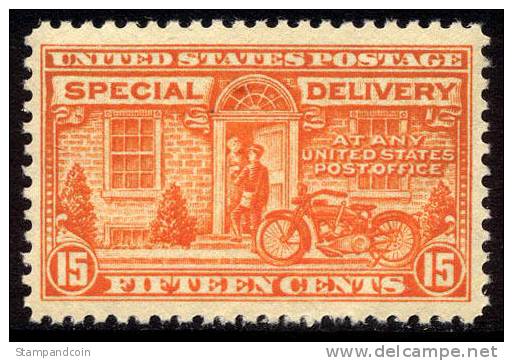 US E13 XF Mint Hinged 15c Special Delivery From 1925 - Espressi & Raccomandate