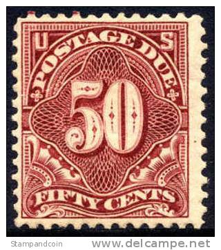 US J44 Mint Hinged 50c Postage Due From 1895 - Portomarken