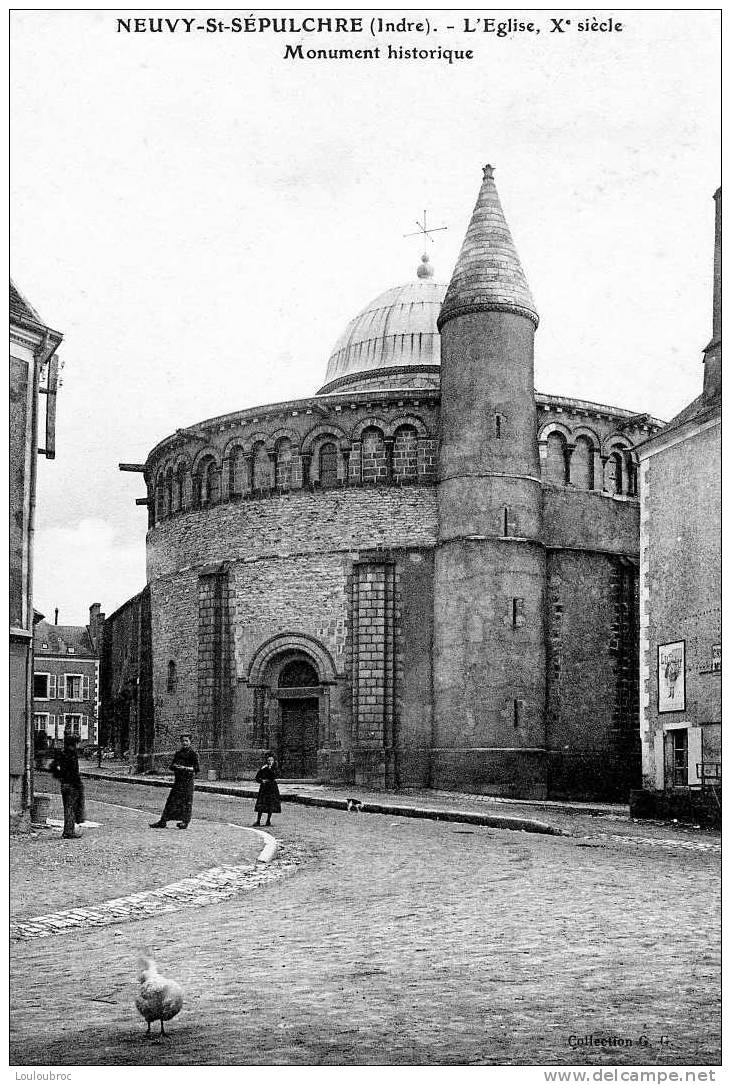 36 NEUVY SAINT SEPULCHRE L'EGLISE MONUMENT HISTORIQUE - Altri & Non Classificati