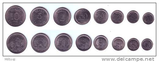 Brazil 8-coins Lot 1986-1988 Type - Brazil