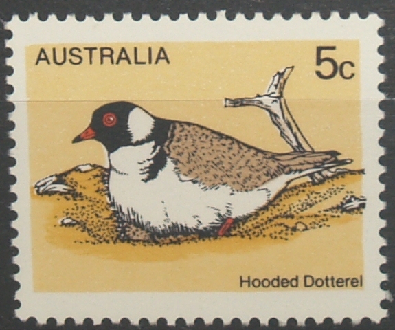 Australia 1978 Birds 5c Hooded Dotterel (Plover) MNH - Ungebraucht