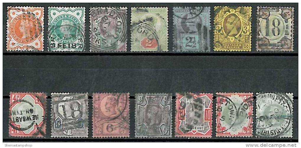 GREAT BRITAIN - 1887/1900 QUEEN VICTORIA - V2057 - Used Stamps