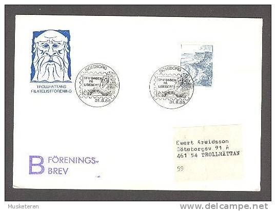 Sweden GÖTEBORG SFU-dagen På Liseberg Special Cancel Cover 1985 & Cachet - Storia Postale