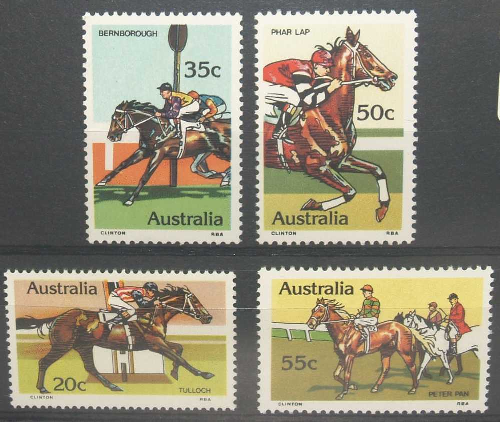 Australia 1978 Horse-racing Set Of 4 MNH - Neufs