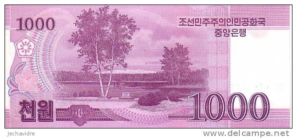 COREE Du NORD   1 000 Won  Emission De 2008     ***** BILLET  NEUF ***** - Korea, North