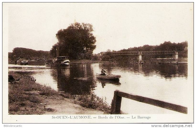 D95 - SAINT OUEN L´AUMONE - BORDS DE L´OISE - LE BARRAGE - Saint-Ouen-l'Aumône