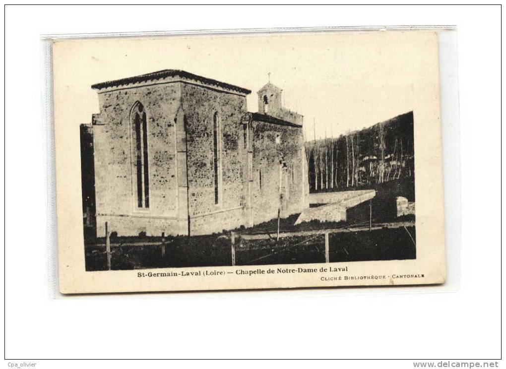 42 ST GERMAIN LAVAL Eglise, Chapelle Notre Dame De Laval, Ed CBC, 192? - Saint Germain Laval