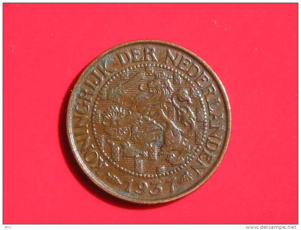 NEDERLANDEN // 1937// 1 CENT  // SPENDIDE - 1 Cent
