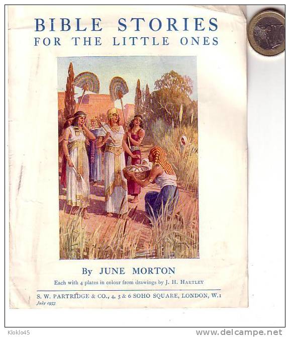 Feuillet Publicitaire Pour Le Livre  BIBLE STORIE FOR THE LITTLE ONES By JUNE NORTON En Couleur - Religion & Esotérisme