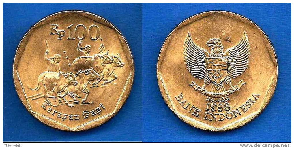 Indonesie 100 Roupies 1998 Rupiah Roupie Paypal OK - Indonesia