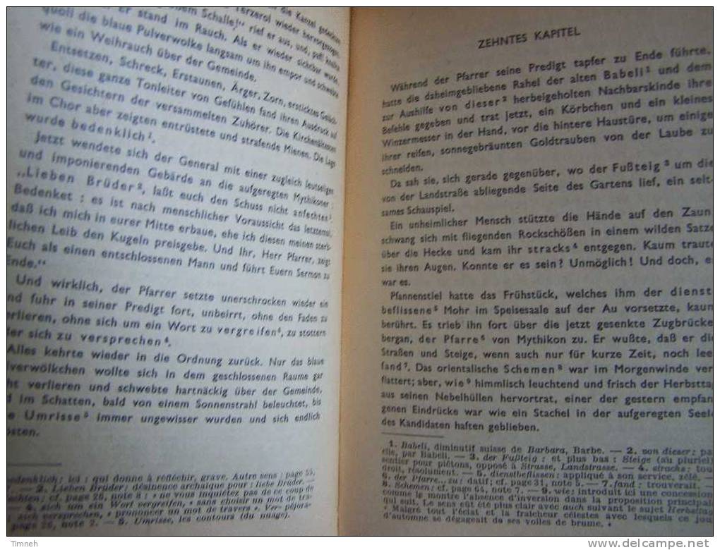 C.F.MEYER-Der Schuss Von Der Kanzel-Deutsche Kultur Und Literatur-librairie Eugène Belin-notice Notes En Frrançais - Auteurs All.