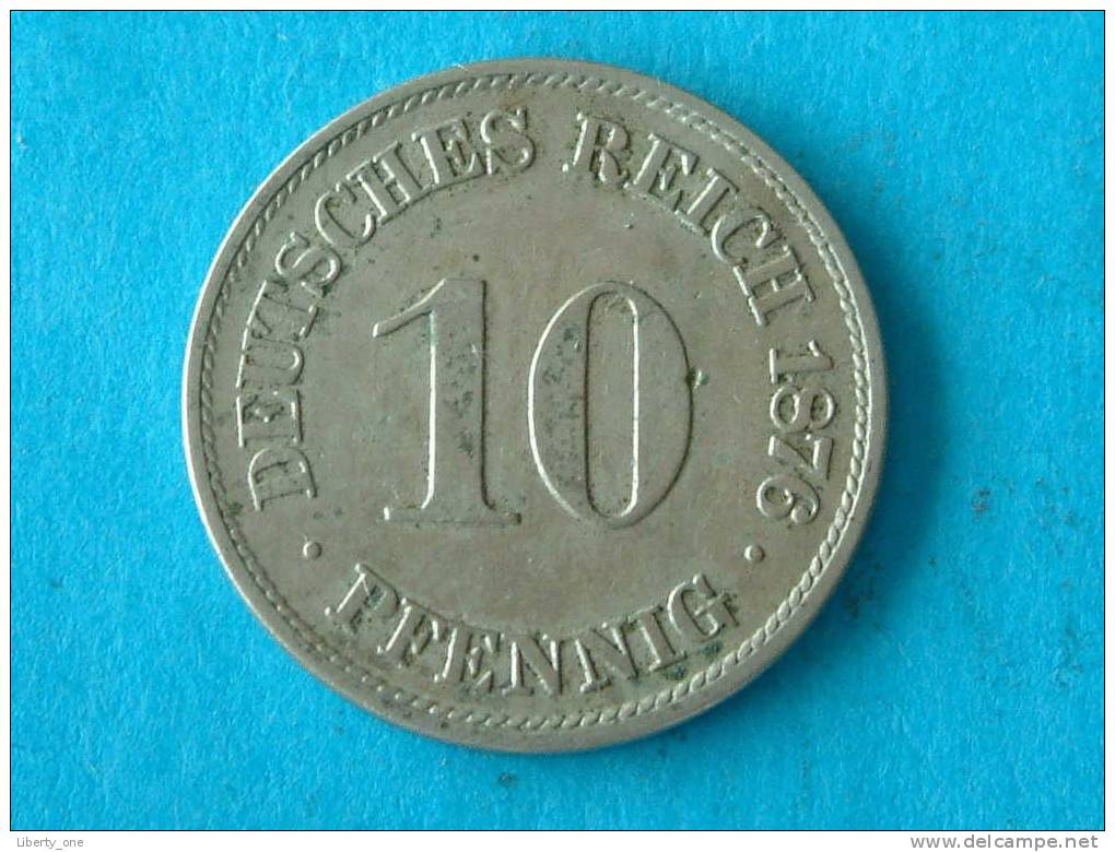 1876 A - 10 PFENNIG / KM 4 ( For Grade, Please See Photo ) ! - 10 Pfennig