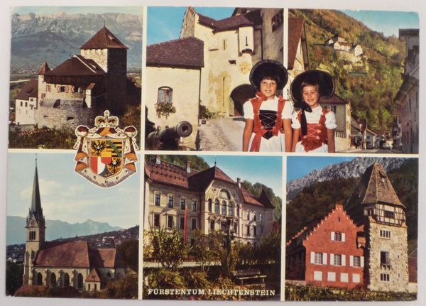 LIECHTENSTEIN - Multiview Postcard Ca 1970's - Liechtenstein