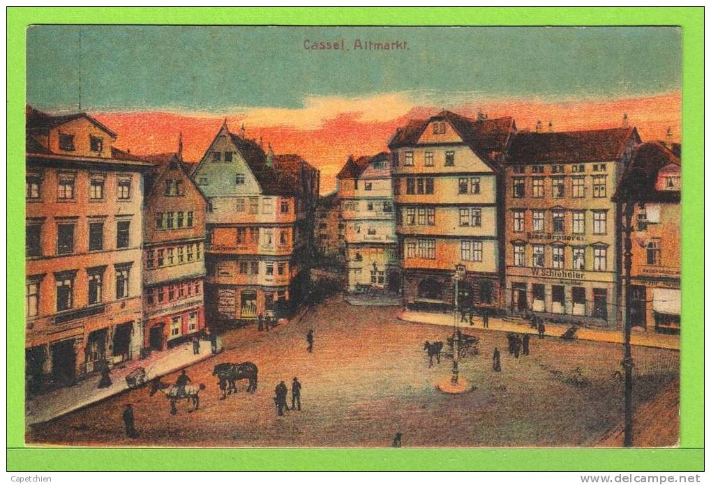 CASSEL - KASSEL - ALTMARKT - Carte écrite En 1914 - Kassel