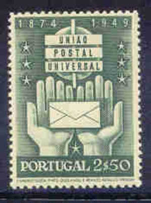 ! ! Portugal - 1949 UPU 2$50 - Af. 717 - MH - Nuevos